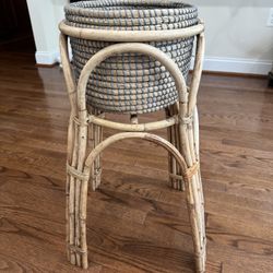 Rattan Plant Stand