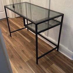 Free Black Glass Desk