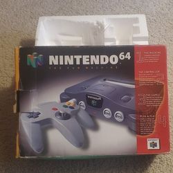 ORIGINAL 1994 Nintendo N64 Video Game Console EMPTY BOX & STYROFOAM ONLY