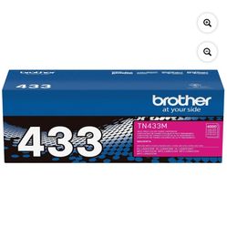 Brother Genuine High Yield Printer Toner Cartridge, TN433M