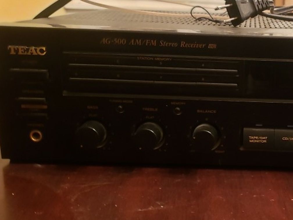 Teac Ag 500 Am Fm Stereo Receiver.