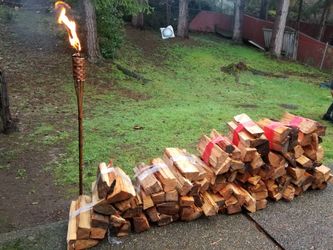 Bundles of dry-seasoned firewood (Ask about delivery)