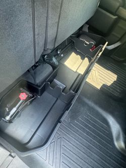 Underseat Storage Box Compatible with 2019-2026 Chevy Silverado GMC Sierra 1500; 2020-2026 2(contact info removed)HD Double & Crew Cab