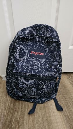 JanSport Backpack Navy Celestial Print