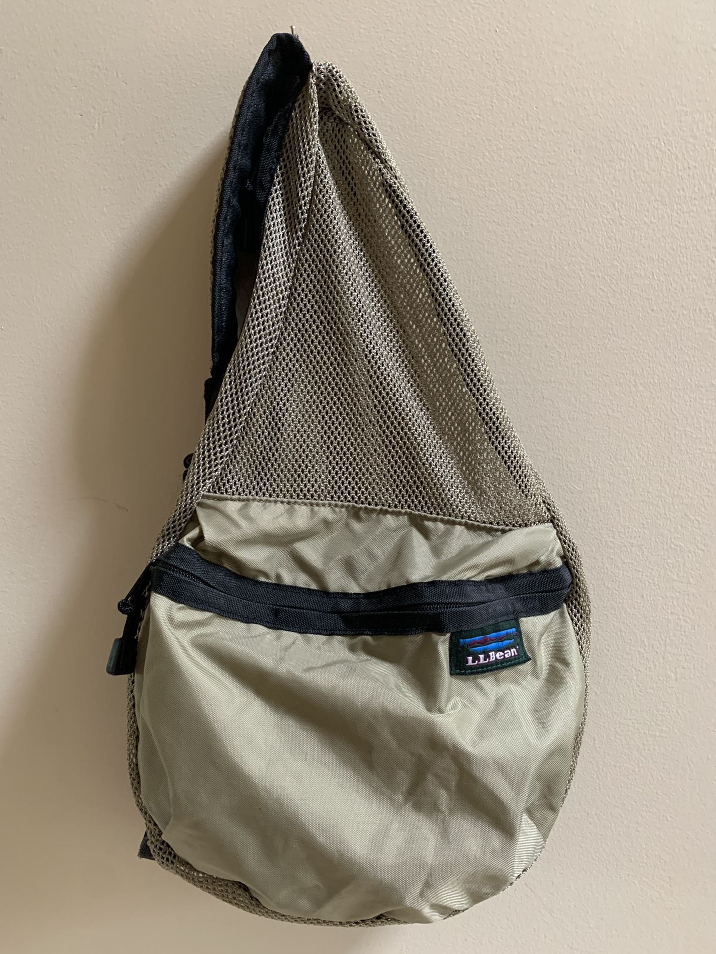 L.L.BEAN Mesh Sling Bag Outdoors Vintage - QUALITY