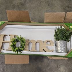 Home Sign Wall Decor With Micro Led Lights