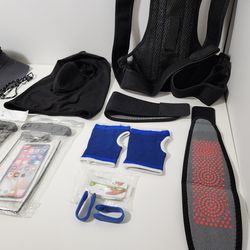 Hat, Full Face Mask, Back Posture, Women Men Water Shoes, Waterproof Phone Cases, Wrist Brace

$100

● Pair Heated Wrist Brace Portable Wrist Support 