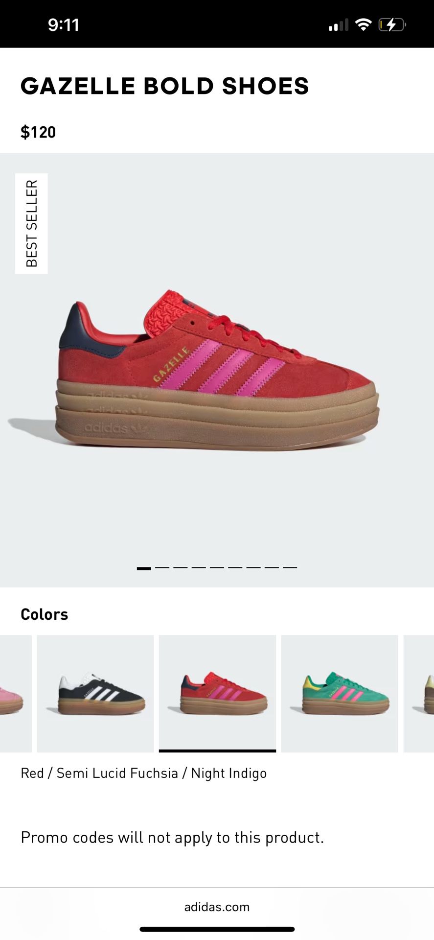 Adidas Gazelle Bold W 