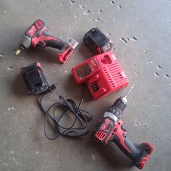 Combo drill impact driver set.