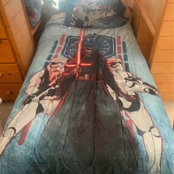 Reversible Star Wars Comforter, Sheets & Mattress Pad