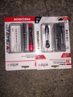 Wiha security bits and precision screw driver