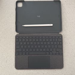 Logitech pro iPad Pro 11 Inch Keyboard Case With Apple Pencil 2