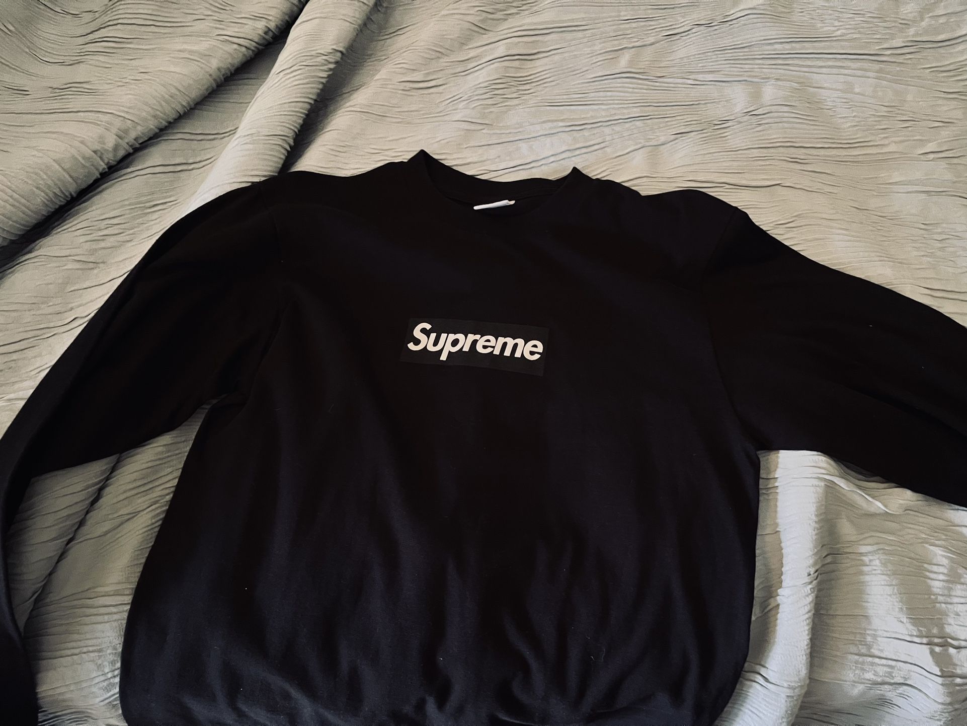 supreme logo long sleeve t-shirt