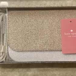 NEW Kate Spade New York Glitter Crossbody Bag Purse Rose Gold MSRP $239