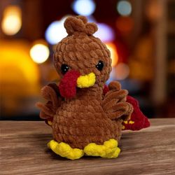 Crochet Turkey Plushie