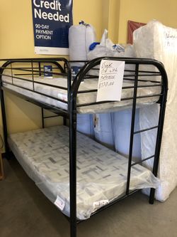 Bunk Bed with Mattresses