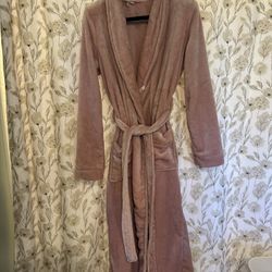 Nordstrom Pink Plush Bath Robe