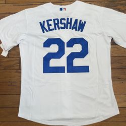 White Majestic Series Los Angeles Dodgers Clayton Kershaw Jersey