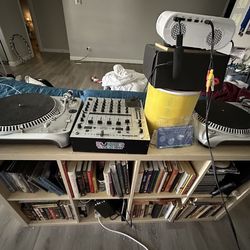 Numark iM9 DJ Mixer + Dual Turntables Setup (Full DJ Setup)