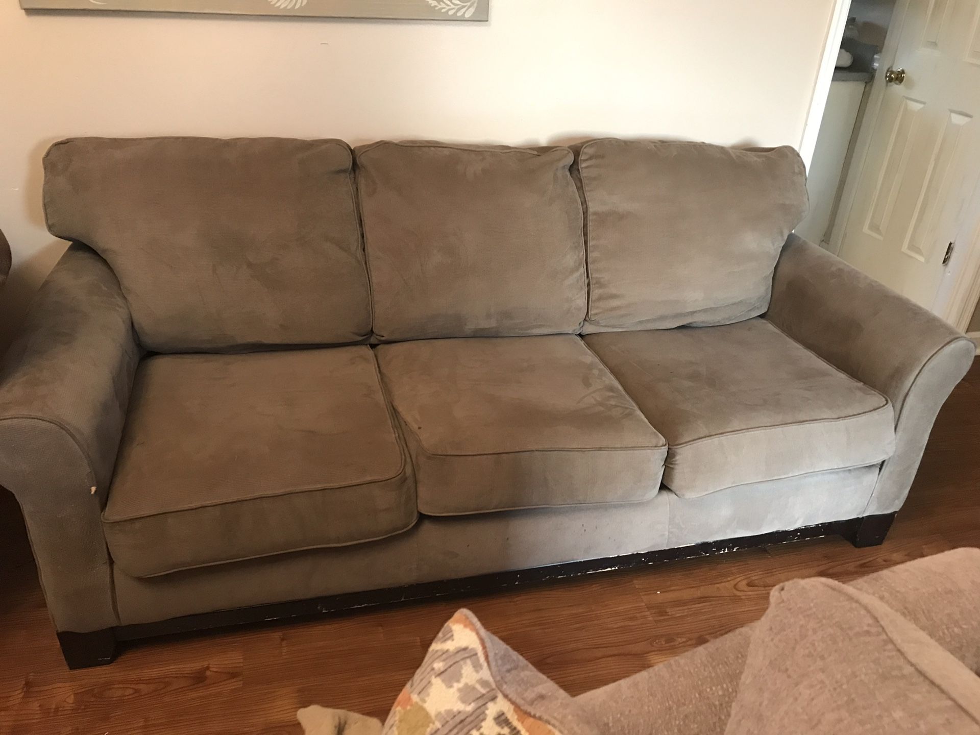 Tan couch