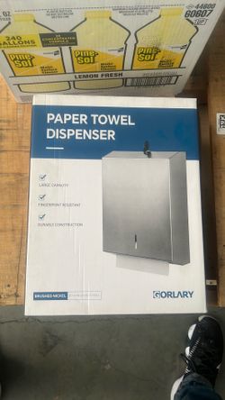 Gorlary Multifold Folded Towel Stainless steel Dispenser New