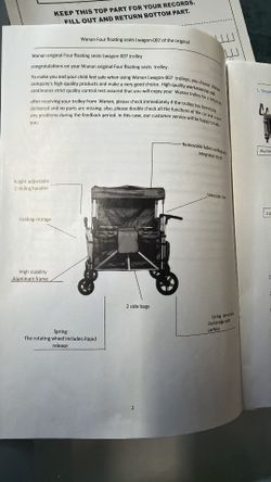 2 seater stroller wagon