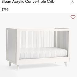 Pottery Barn Sloan Acrylic Crib