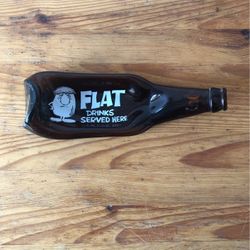 Flat Glass Bar Bottle 