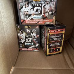 2024 Panini NFL Optic Donruss Football Trading Card Blaster Box