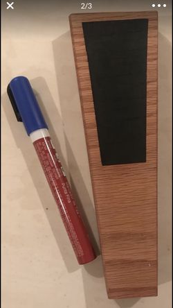 Custom Beer Tap Handle with Chalkboard Panel