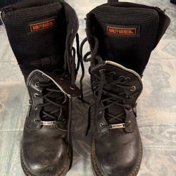 Harley Davidson Zip Boots