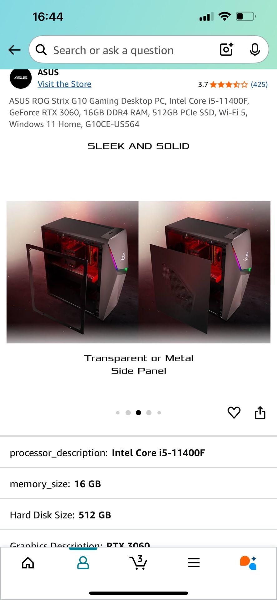 Gaming PC ASUS ROC G10