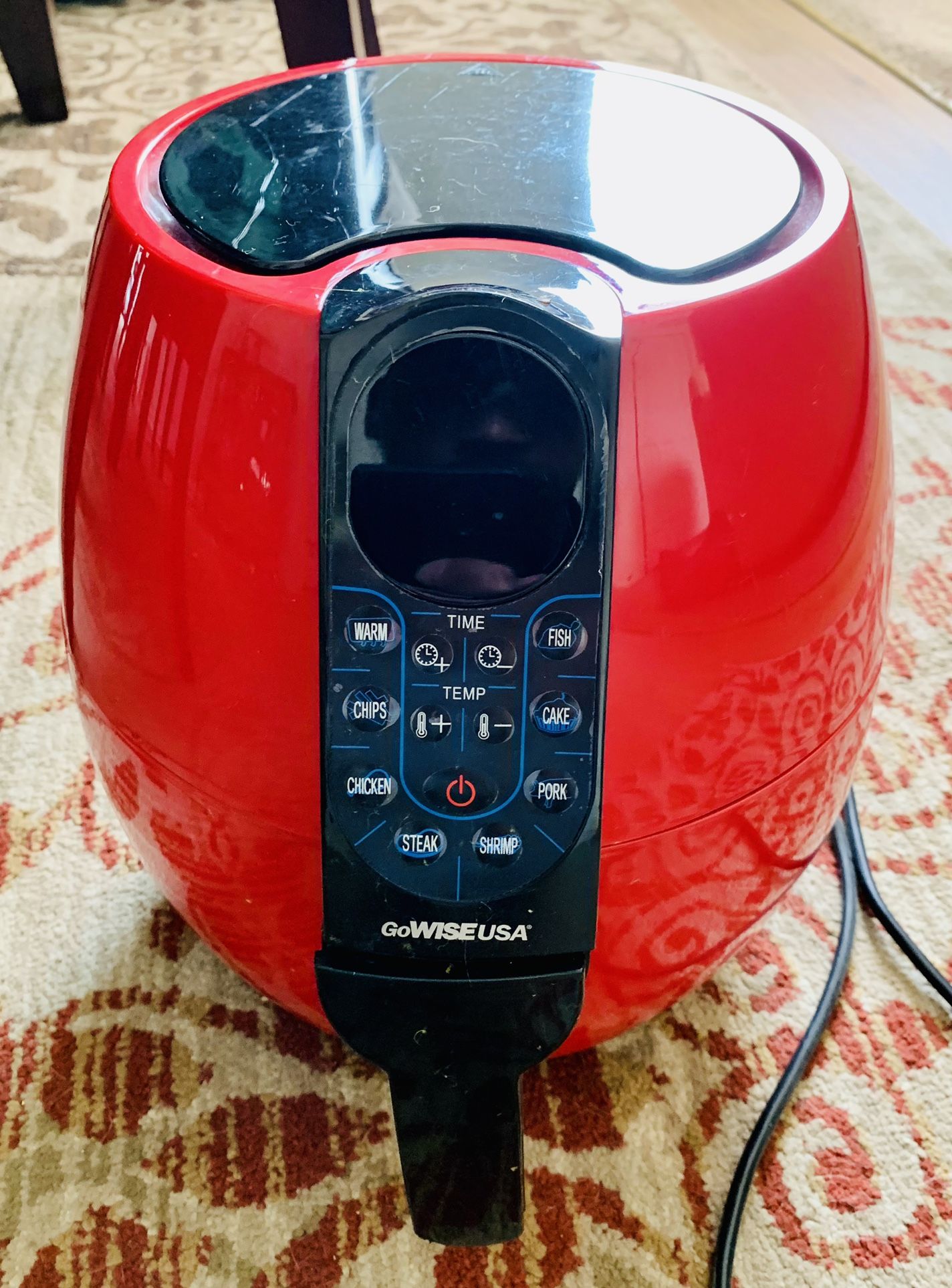 GoWISE USA Quart Programmable Air Fryer with Cook Presets