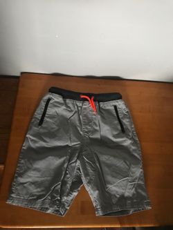 Cargo Shorts. Made by Univibe. Gray, Boys Large. $5