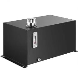 Hydraulic Fluid Tank 10 Gal Fuel Tank Heavy Duty Hydraulic Steel Tank Reservoir, Gasoline Transfer Tanks, Hydraulic Reservoir with Strainer Tank Gauge