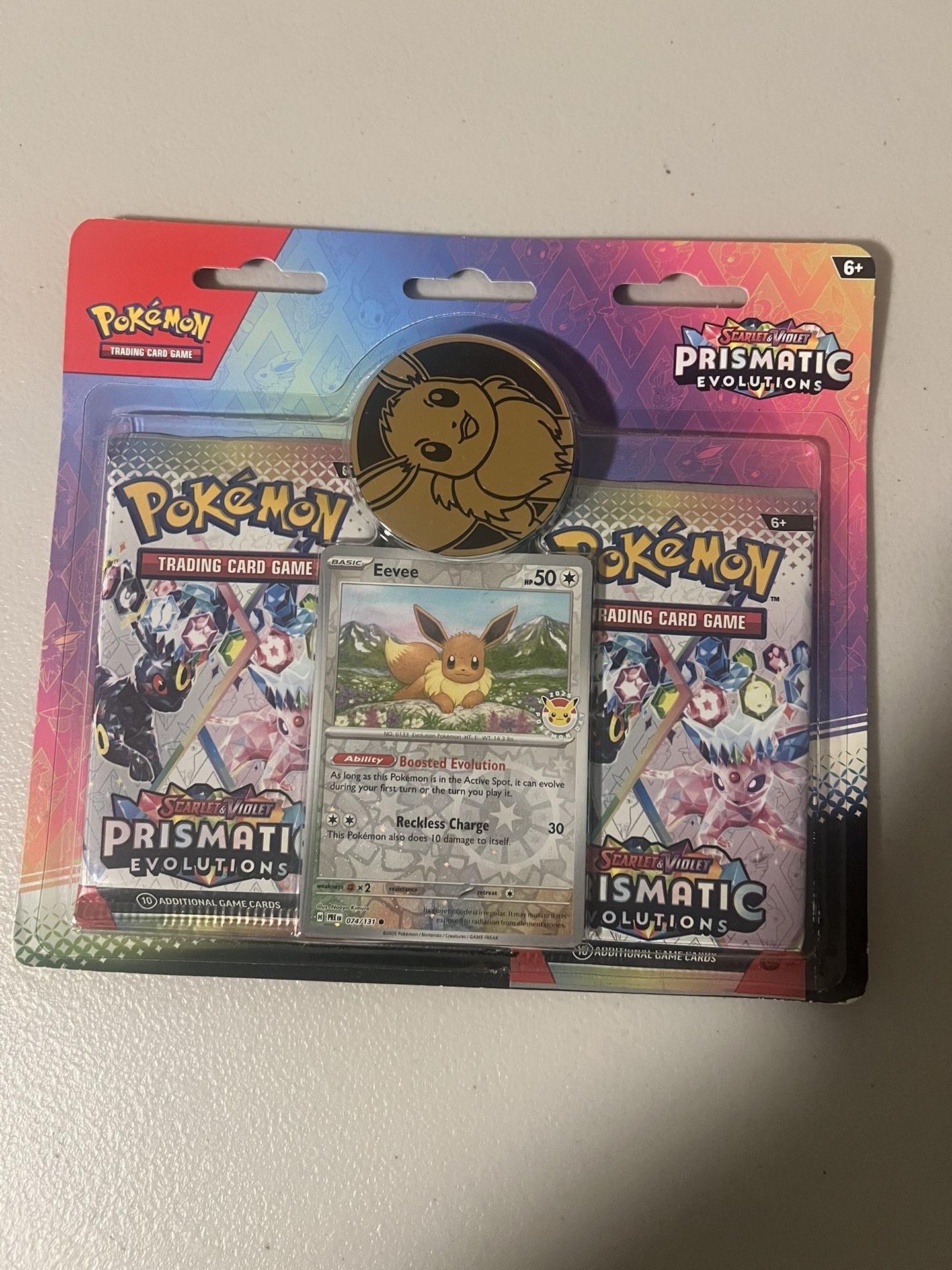 Prismatic Evolutions 2 pack Blister