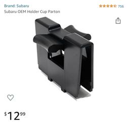 Subaru Cup Holder Parton