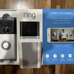 Ring  Video Doorbell And Chime 