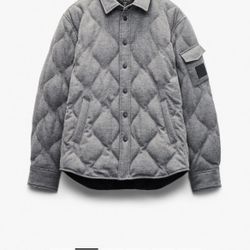 Rag And Bone Dane Wool-Cashmere Quilted Shirt Jacket