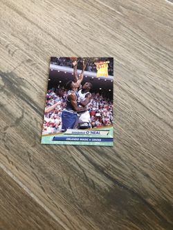 Shaquille O’ Neal basketball card