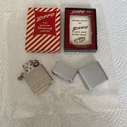 Original 1950’s Zippo With The Original 1950’s Candy Box