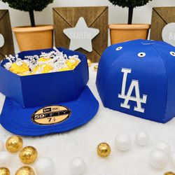LA Dodgers Baseball Cap Gift Money Holder, Happy Father’s Day Birthday Present 