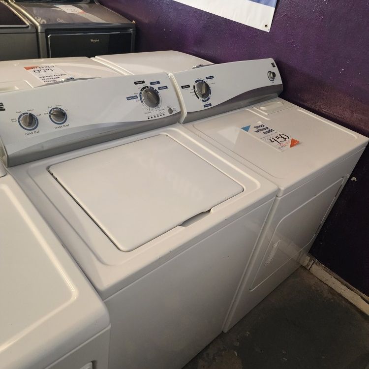 Kenmore Top Loads Washer And Dryer Electric 