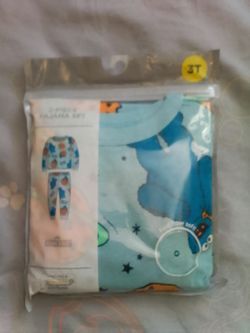 Boys Cookie Monster Themed Pajamas Size 3T