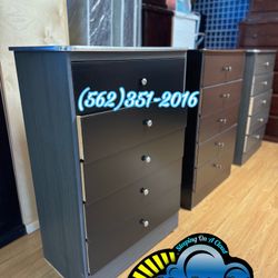 Grey Body Black Drawer Dresser Chest Custom Colors
