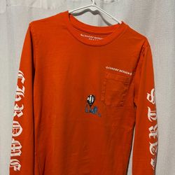 orange chrome hearts shirt