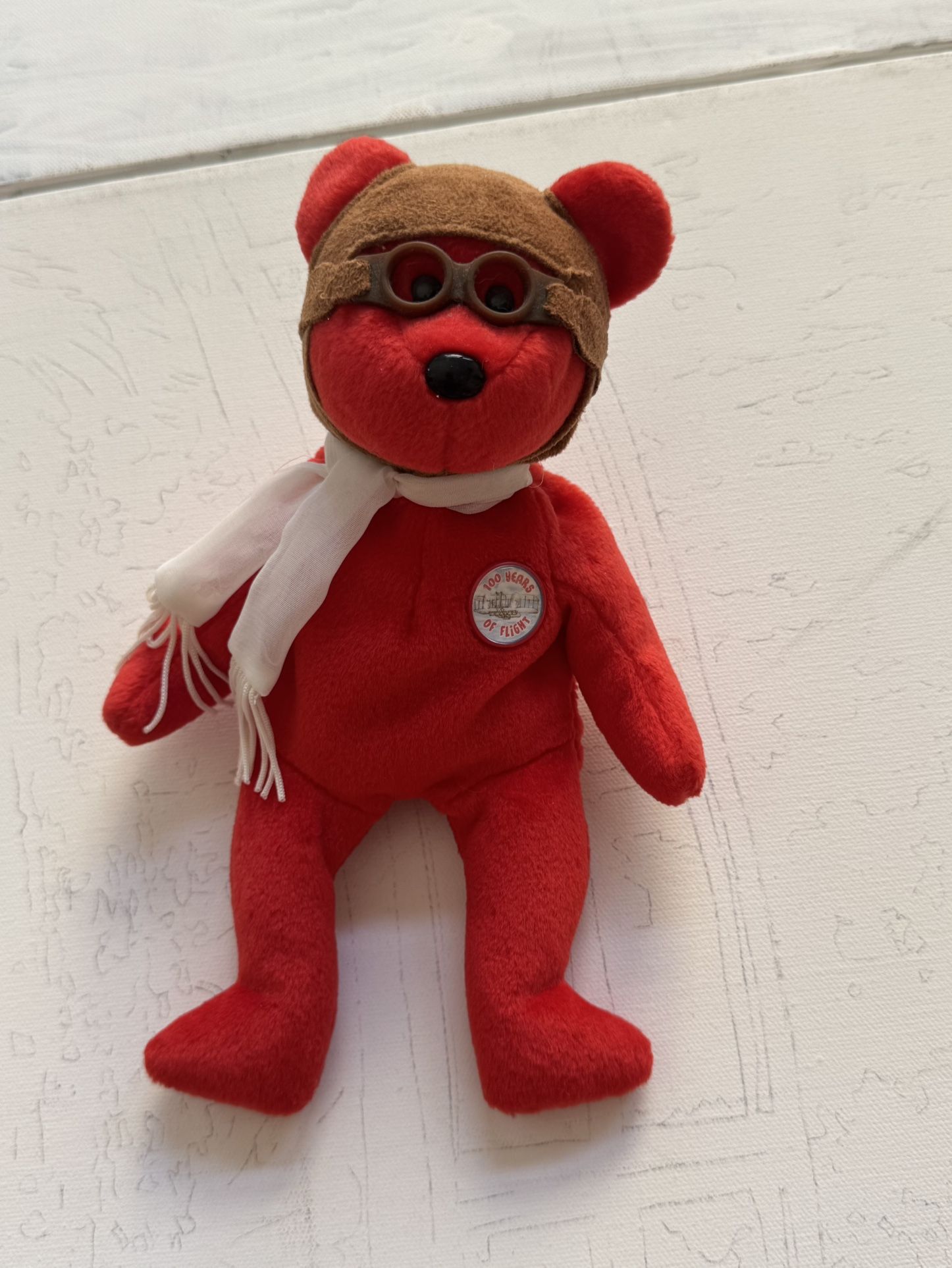 Ty Beanie Baby - BEARON the Bear (Midwest Airlines Exclusive Tag PROMO) MWMTs