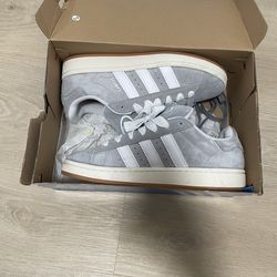 gray adidas campus 00s