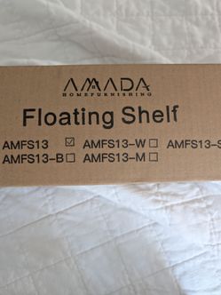 3 floating shelves.