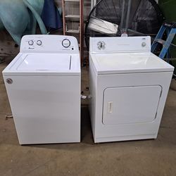 Washer and dryer, Amana, whirlpool